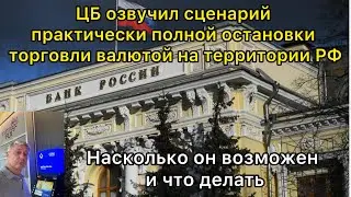 ЦБ озвучил сценарий полной остановки торговли валютой в РФ. Насколько он вероятен и что делать