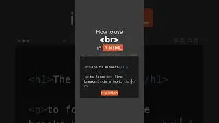 #html
