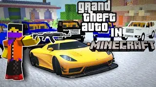 Playing GTA In Minecraft 🤯 | Basu Plays