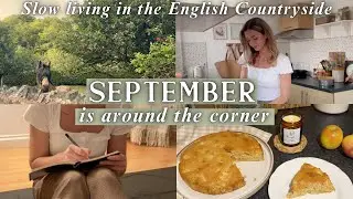 September is coming... A cosy evening at my home | Slow Living in the English Countryside VLOG UK