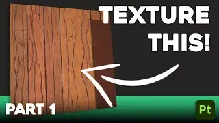 HOW TO - Texture Stylized Wood Trimsheet In Substance Painter - Part 1