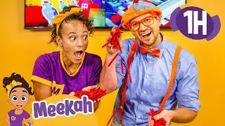 Blippi and Meekah's Crayon Creation! | Educational Videos for Kids | Blippi and Meekah Kids TV