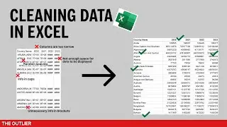 Quick tips to clean Excel data
