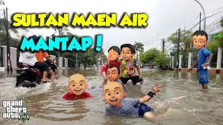 Sultan Upin Ipin dan teman teman MAEN AIR - GTA V Upin Ipin Episode Spesial 115