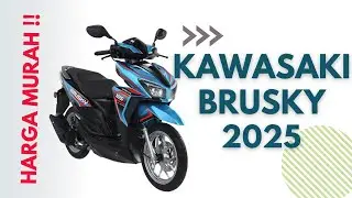 Motor Baru Kawasaki Brusky 125 2025 Dipatok Hanya Rp 20 Jutaan