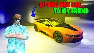 GIFTING MY FRIEND HIS DREAM CAR *BMW I8*