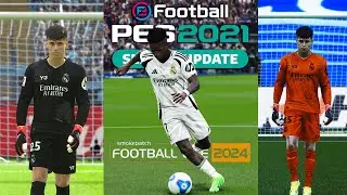 PES 2021 Real Madrid Kit Update Season 2025 for Football Life 2024 & PES 2021 any Patch