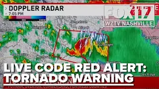 Live: Code Red Tornado Warning