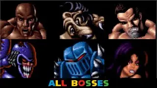 Battletoads & Double Dragon: The Ultimate Team (SNES) [All Bosses]