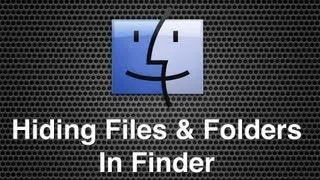 How To Hide Files and Folders Within Mac OS X