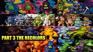 Fnaf Action Figures Collection Part 3 (The Recolors) OUTDATED