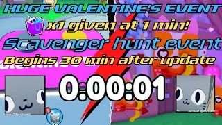 ⏰ NOW 💝HUGE VALENTINE'S EVENT WORLD💝 In Pet Simulator X! 🔴 #petsimulatorx