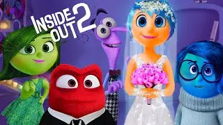 Inside Out 2 Movie. The Wedding of Joy and Anger Emotion. The New Emotions are celebrating with them