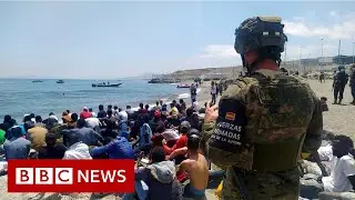 Migrants reach Spains Ceuta enclave in record numbers – BBC News