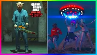UNLOCK Halloween Weapon, NEW UFO EVENT, Zombies, FREE Outfits, GTA 5 DLC 2024 (GTA Online Update)
