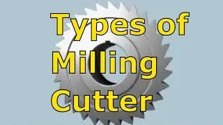 TYPES OF MILLING CUTTERS | Milling Machine Cutters