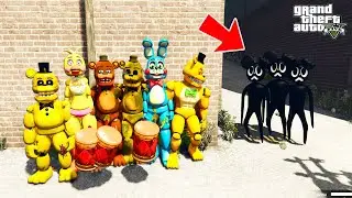 КАК КОШМАРНЫЕ АНИМАТРОНИКИ СПАСАЛИ ЧИКУ ОТ Cartoon Mouse В ГТА 5 МОДЫ! ФНАФ GTA 5 FNAF Серия #1044