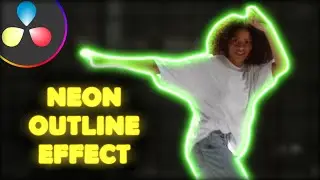 The Neon Outline Effect in Davinci Resolve | Tutorial