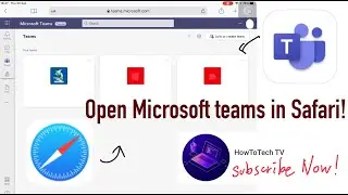 How to open Microsoft Teams Preview in safari iPad(Full Guide)