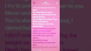 Melanie Martinez - DEATH (Lyrics)