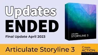 Articulate Storyline 3 has come to an end...