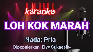 LOH KOK MARAH-Elvy Sukaesih Karaoke Nada Pria