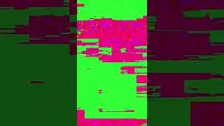 TV Glitch Green Screen 📺 TV Signal Problem Effects