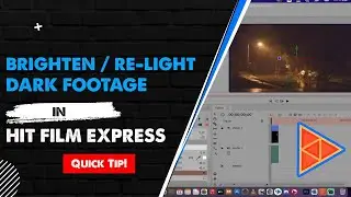 How to Lighten and Brighten Dark Video Footage for FREE - Hit Film Express