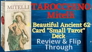 Tarocchino Mitelli Anima Antiqua. A beautiful Lo Scarabeo collector's tarot deck. Bologna 1660.