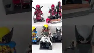 LEGO Deadpool & Wolverine | Wolverine Brown suit Wolverine Patch Unofficial Lego Minifigures #Shorts