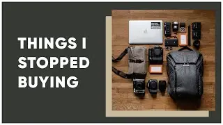 5 Things I stopped buying as I wedding filmmaker