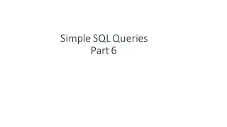 Simple SQL Queries: Part 6 - Join