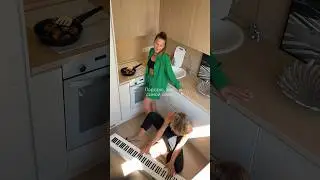 как вам формат? 😁😂 cooking by us 💚 cover - «таю» , Валерия