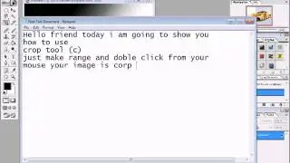 Crop Tool Adobe photoshop 7 0   YouTube