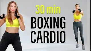 30 Min Boxing Cardio At Home / 4000 Steps Boxing Aerobic Exercises / Full Body Workout