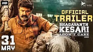 Nandamuri Balakrishna's BHAGAVATH KESARI - Hindi Trailer | Sreeleela, Arjun Rampal, Kajal Aggarwal