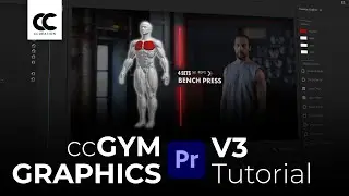 cc Gym Graphics V3 Tutorial for Premiere Pro | English