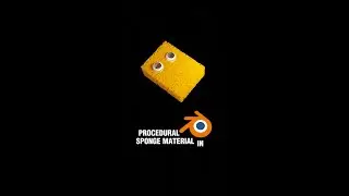 How to create procedural sponge material in Blender? 🧽