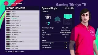 PES 2021 Iconic Moment Team Club Boost Player Ratings / Kits / Option File | PES 2021