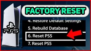 PS5 HOW TO FACTORY RESET!