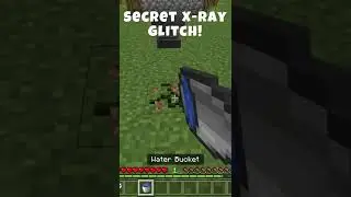 Secret xray glitch in minecraft