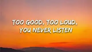 it’s different, Emilee Estoya -Too Good (Lyrics)