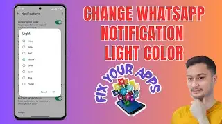 How to Change WhatsApp Notification Light Color