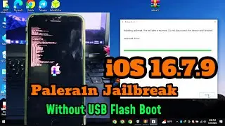 iOS 16.7.9  Palera1n Jailbreak got successful done | Didn't required Flash Boot