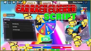 Car Race Clicker Script / Hack GUI - Infinite Wins, Auto Rebirth, Auto Tap | Pc/Mobile