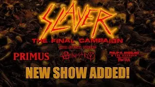 SLAYER - Second Los Angeles Show Added (November 29, 2019)