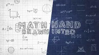 Math Hand Draw Intro - After Effects Template