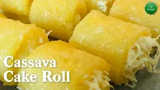 Cassava Cake Roll | No Bake | No Steam | Meryendang Pinoy Recipe