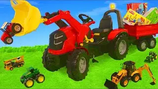 Tractor Ride-On with a Front Loader