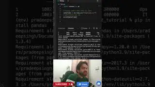Pandas Python library local setup 👉👉🔥👌